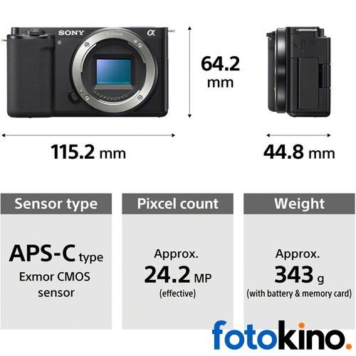 Cámara mirrorless Sony ZV-E10 con lente de 16-50 mm (negro) - Image 15