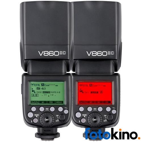 Speedlite Godox V860II C TTL con bateria de litio luz modeladora para Canon - Image 4