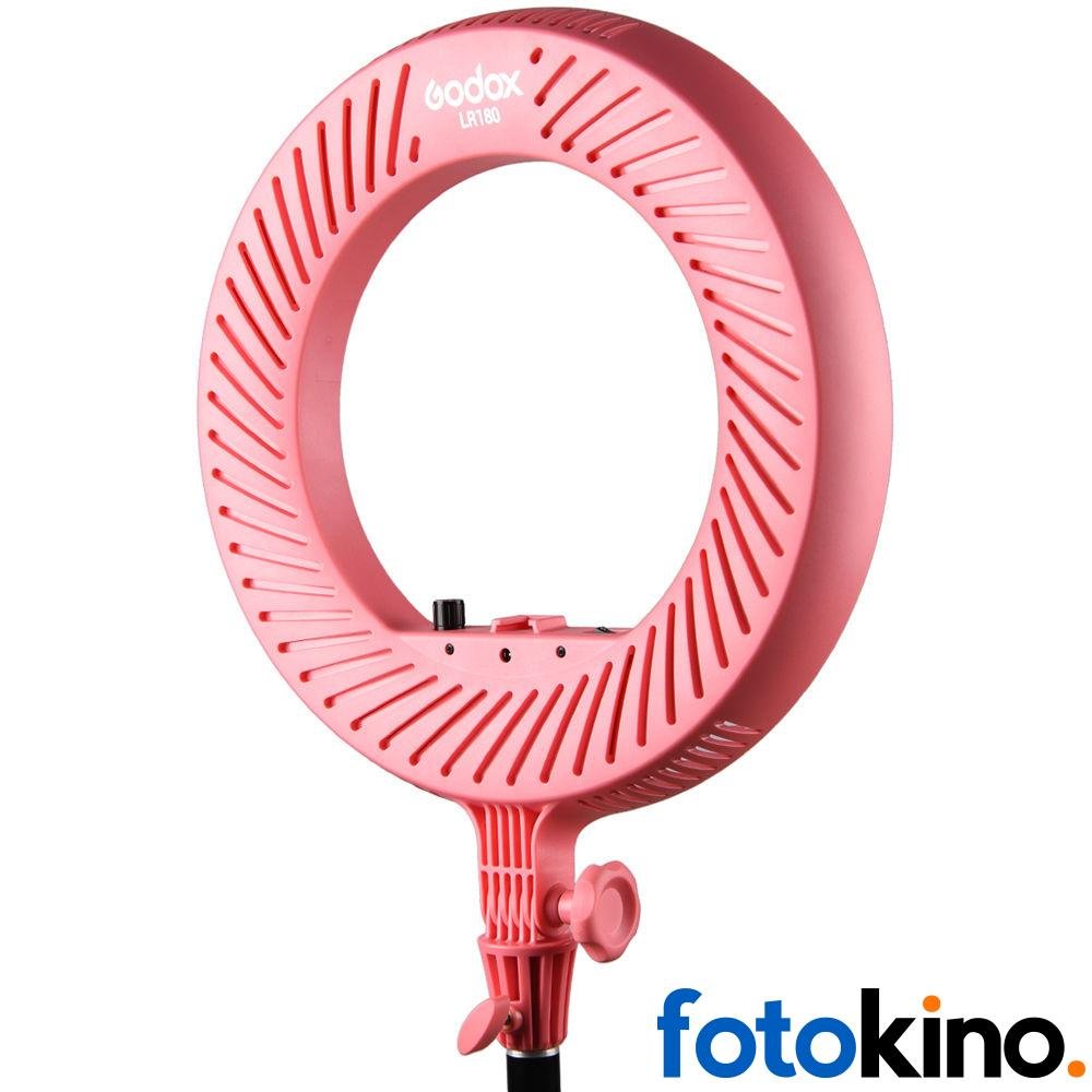 Aro de luz led pequeño rosado Godox LR180P - Image 3