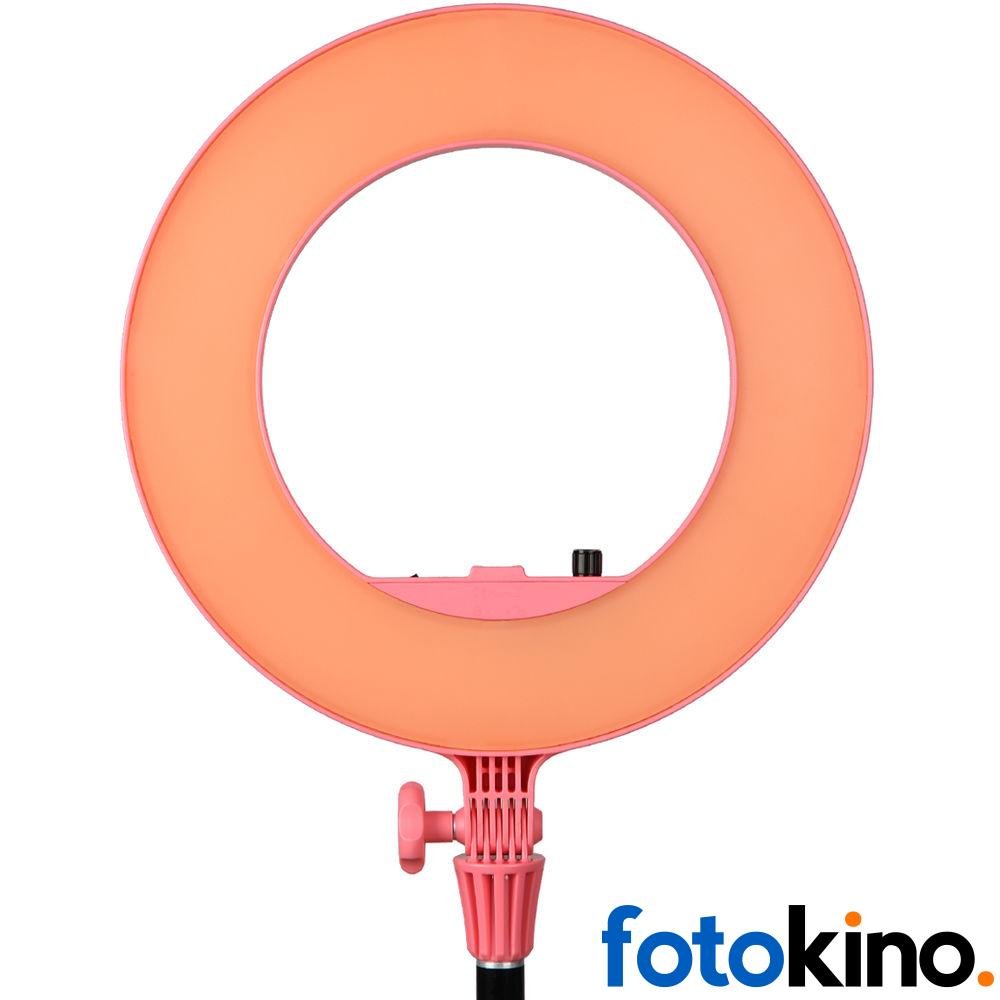Aro de luz led pequeño rosado Godox LR180P - Image 5