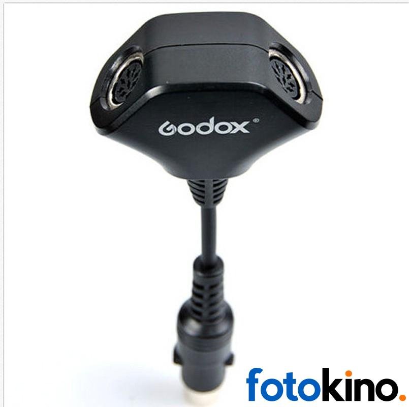 Cable Godox DB-02 adaptador para PB960 2 a 1 (Para duplicar la rapidez de tiempo de reciclado) - Image 4