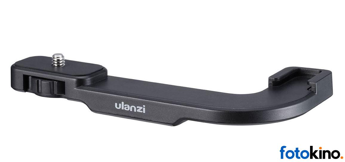 ULANZI PT-9 Vlog - Soporte para zapata fría para micrófono con luz LED de vídeo con tornillo de trípode de 1/4 pulgadas para Sony RX100 VII Canon G7X Mark III Vlogging accesorios