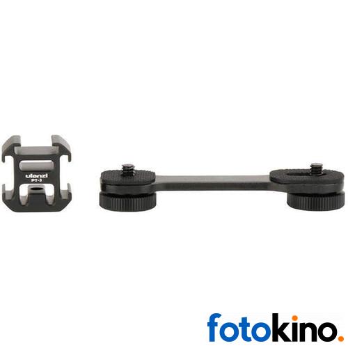Ulanzi PT-3 Soporte de extensión triple de zapata fría para cardanes de mano