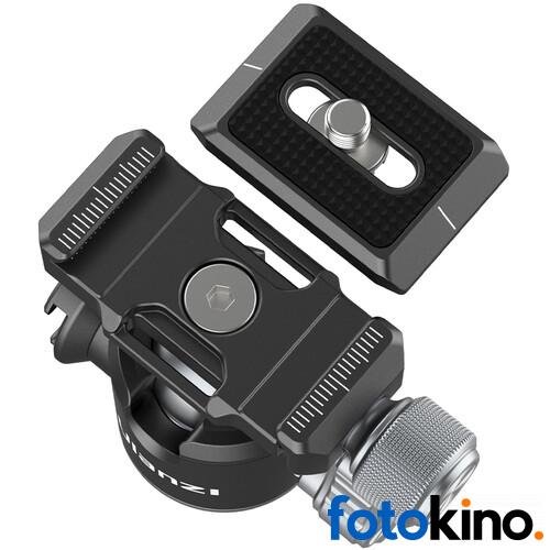 Ulanzi U-80L Cabezal de bola de montaje en zapata fría lateral con liberación rápida tipo Arca - Image 10