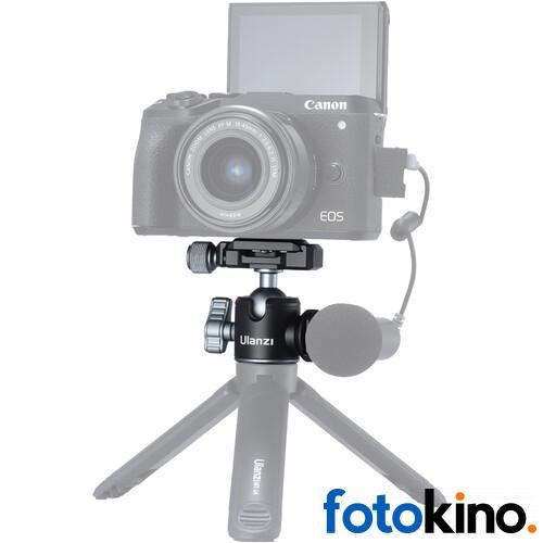 Ulanzi U-80L Cabezal de bola de montaje en zapata fría lateral con liberación rápida tipo Arca - Image 17