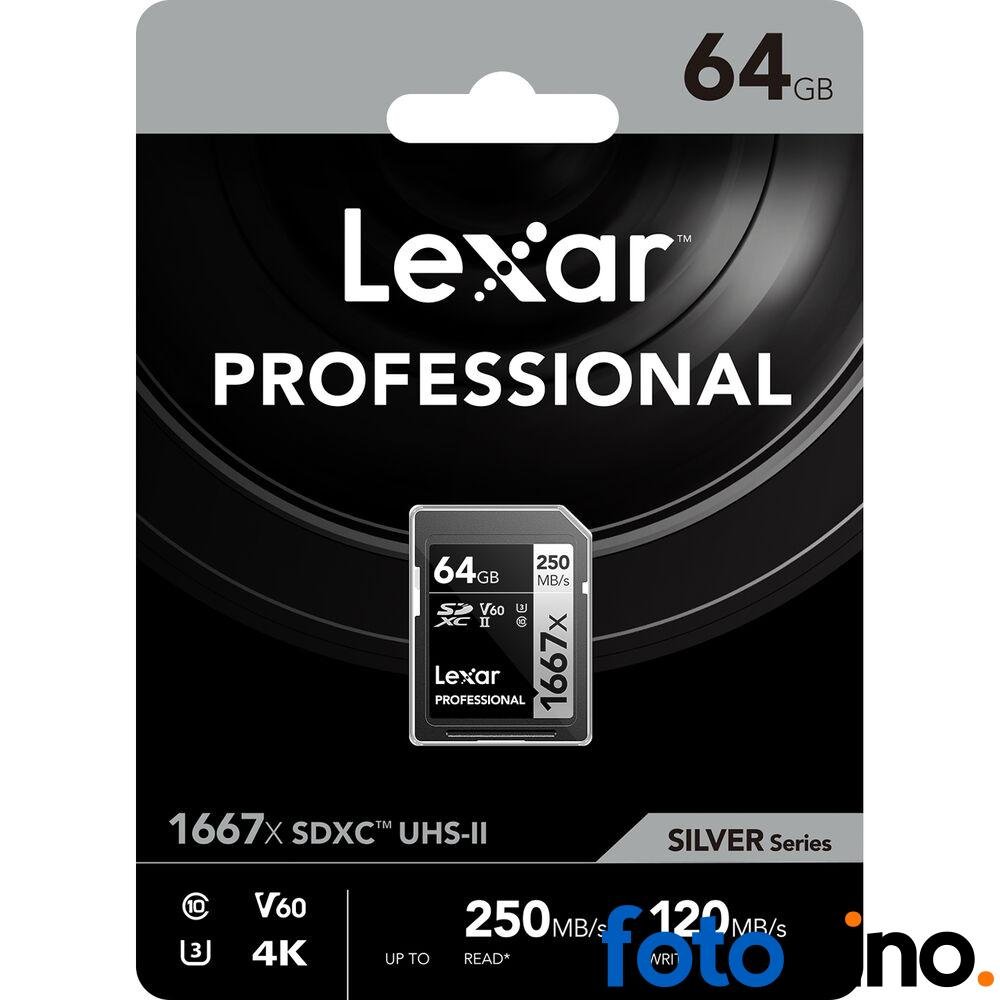 Tarjeta de memoria Lexar Professional 1667x UHS-II SDXC de 64 GB - Image 3