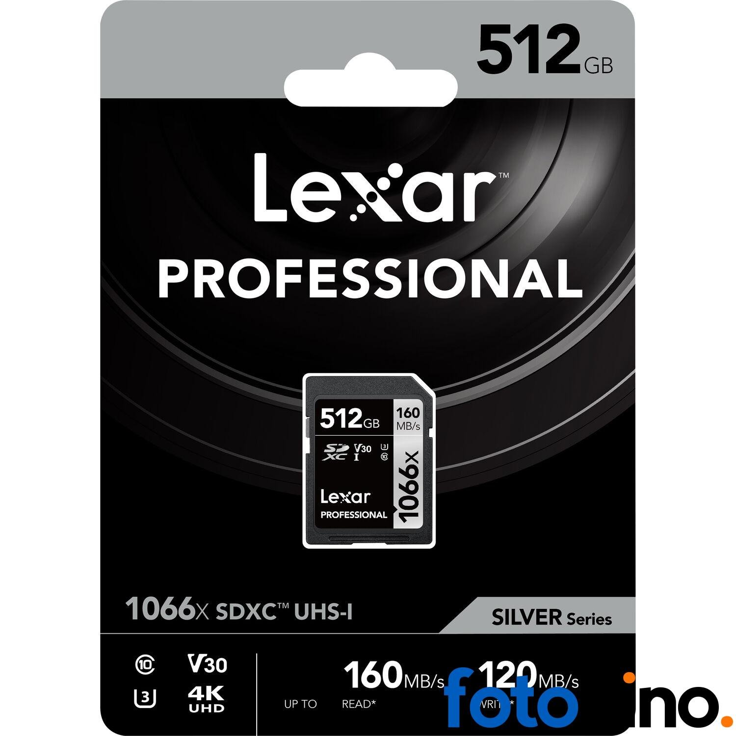 Tarjeta de memoria Lexar Professional 1066x UHS-I SDXC de 512 GB (Serie SILVER) - Image 4