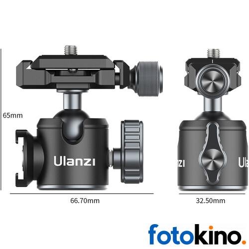Ulanzi U-80L Cabezal de bola de montaje en zapata fría lateral con liberación rápida tipo Arca - Image 30