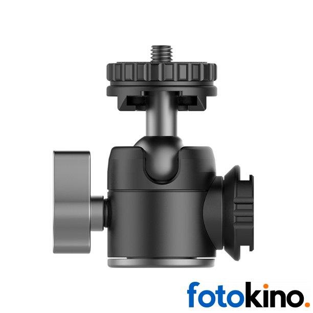 Ulanzi U-60 cabeza de trípode con 2 soportes de zapata fría para Vlog Video Mic luz LED - Image 7