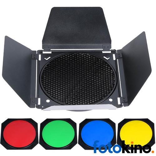 Kit Barndoor con filtros de colores BD-04