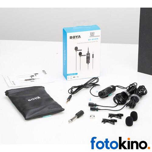BOYA BY-M1DM Micrófono de solapa omnidireccional dual - Image 4