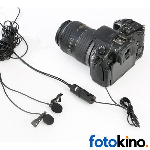 BOYA BY-M1DM Micrófono de solapa omnidireccional dual - Image 5