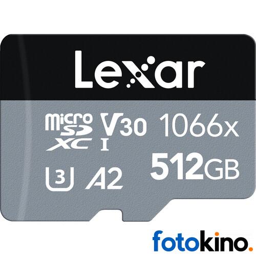 Tarjeta de memoria Lexar 512GB Professional 1066x UHS-I microSDXC con adaptador SD (Serie SILVER) - Image 4