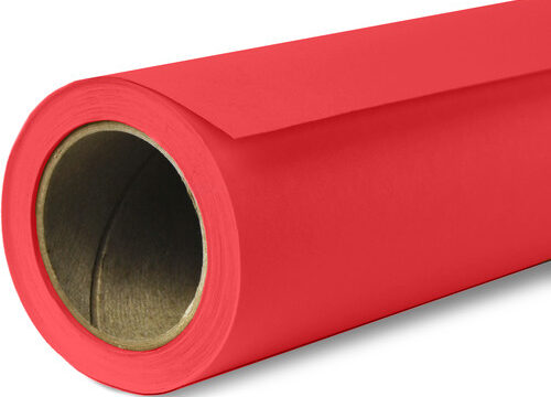 Fondo de cartulina sin costuras (#56 Rojo primario, 2.75 x 11m)