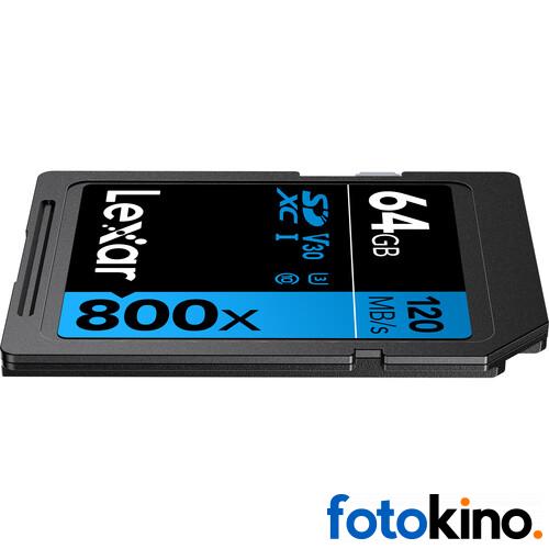 Tarjeta de memoria Lexar 64 GB de alto rendimiento 800x UHS-I SDXC (serie AZUL) - Image 5