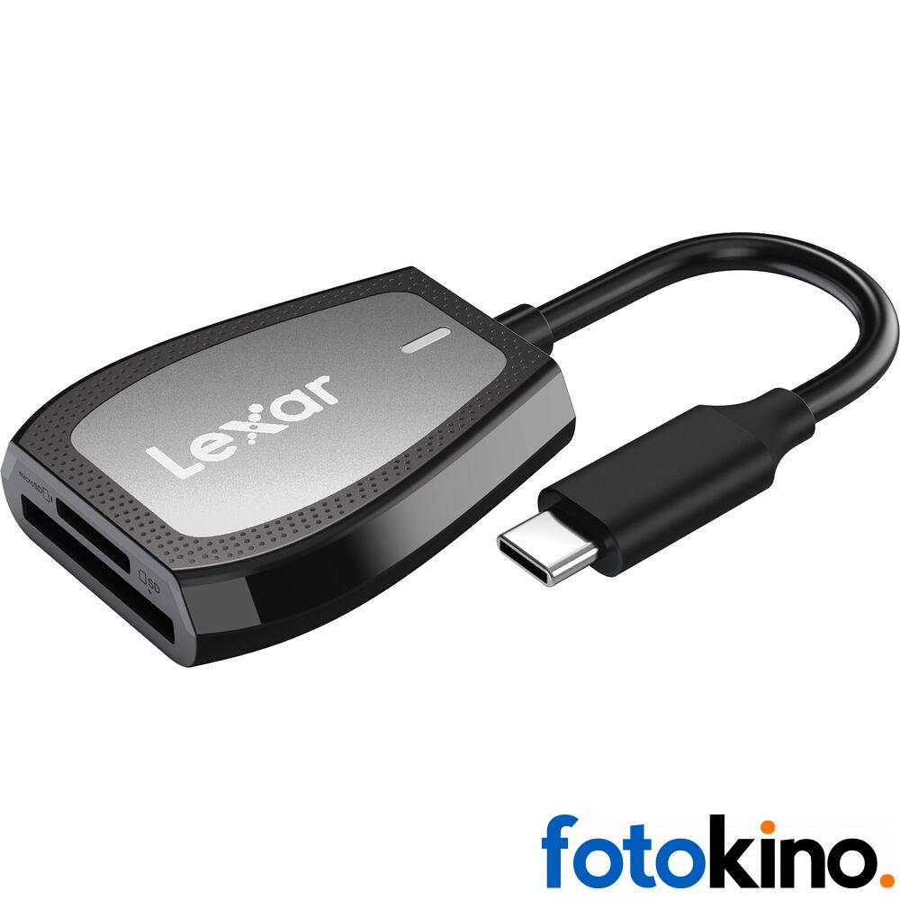 Lector de tarjetas Lexar Professional USB Type-C de doble ranura