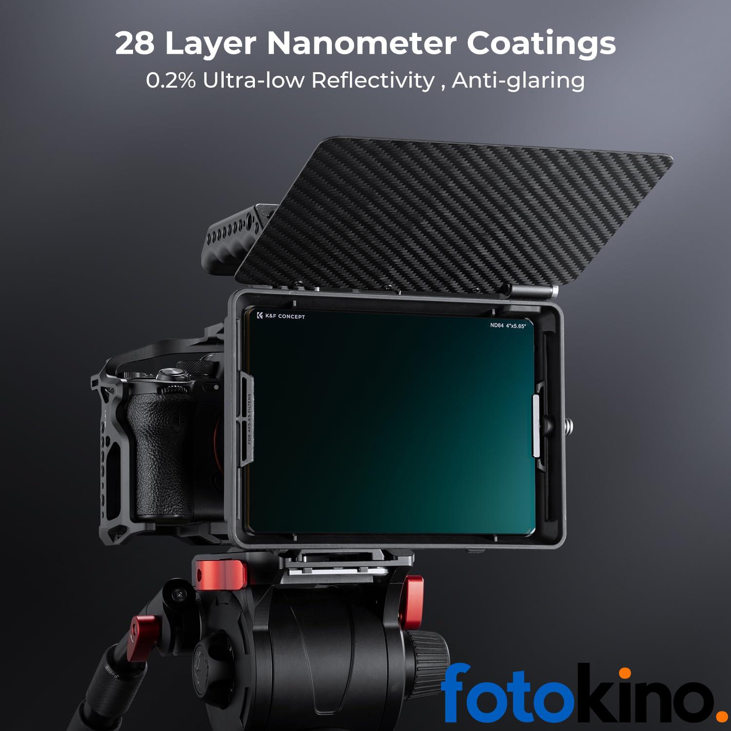 Kit de filtros de densidad neutra cinematográfica ND8 y ND64 K&F Concept - Image 8
