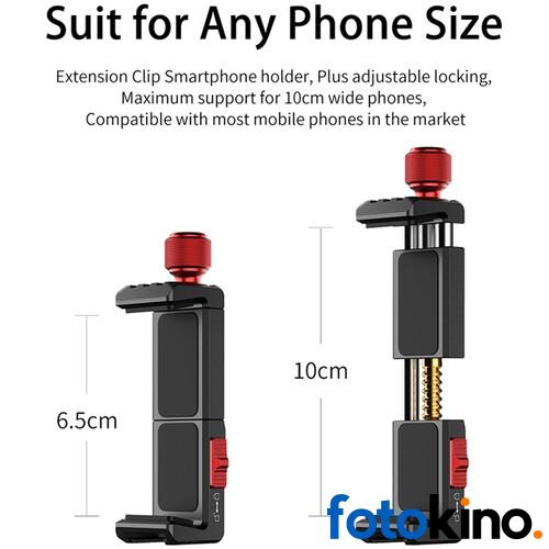 Ulanzi ST-14 Soporte para teléfono inteligente con trípode de 360° - Image 9