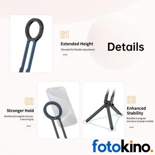 MA30 Ulanzi trípode de teléfono móvil de magsafe (verde oscuro) - Image 4