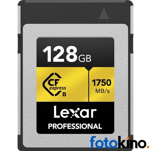 Tarjeta Lexar 128GB Professional CFexpress Tipo B Serie GOLD