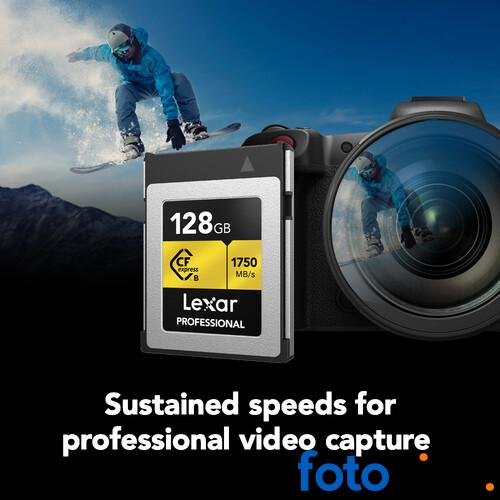Tarjeta Lexar 128GB Professional CFexpress Tipo B Serie GOLD - Image 6