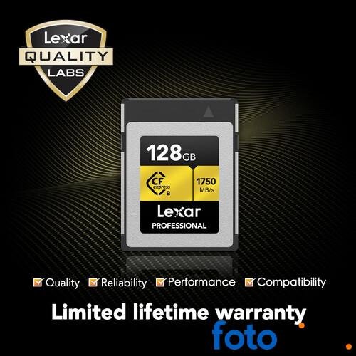 Tarjeta Lexar 128GB Professional CFexpress Tipo B Serie GOLD - Image 10