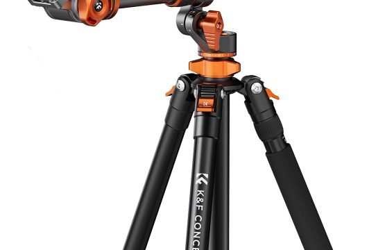 Tripode K&F Concept T254A7 con cabezal fluido FH-03 (KF09.137)